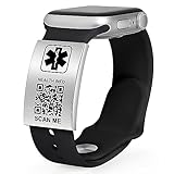 Theluckytag Medizinisches Armband für Damen und Herren mit QR-Code,...