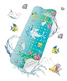 HITSLAM Badewannenmatte rutschfest Kinder, 101x40cm Extra Lange...