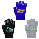 3 Paar Kinder Strick handschuhe Winter Kleinkind Warme Handschuhe für...