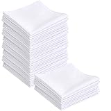 BUYGOO 25PCS Taschentücher Baumwolle Stofftaschentücher 28 x 28cm...