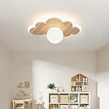 Kuwork LED Deckenleuchte Schlafzimmer Kinderzimmerlampe, 4000K Wolken...
