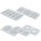 Tuille Formen 5pcs Blatt Silikonform in unterschiedlicher Form 3d...