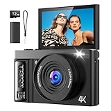 Digitalkamera 4K 64MP Kamera Fotokamera: Digital Kamera für Vlog - Digital...