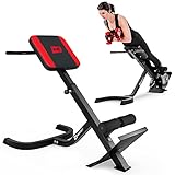 Hop-Sport Hyperextensions Bauch- & Rückentrainer, Rückenstrecker für...