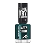 MANHATTAN Last & Shine schnelltrocknender Nail Polish, veganer &...