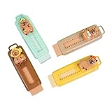 4pcs Sliding Bleistift Eraser Renner Radiergummis Nachfüllbarer Push...