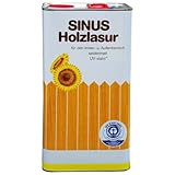 Burtex - Sinus Holzlasur 5l - Farbe: Kiefer - Holzlasur innen & außen -...