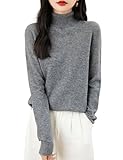 Chanyarn Damen Elegantpullover 100% Merinowolle Rollkragen Kaschmir 2024...