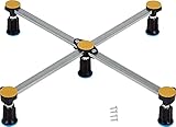 Poresta Ferroplast Duschwannenfuß D5 Mini Wannenfüße 75-90 cm für Stahl...