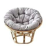 MIAOMI Papasan-Sessel aus Natürlichem Rattan für Den Innenbereich mit...