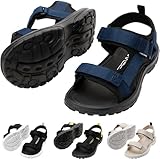 CRESSI Unisex-Adult Pete Black/Blue 44 Sandale ideal für Sommertage am...