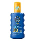NIVEA SUN Befeuchtendes Sonnenschutzspray für Kinder KIDS SPF 30 mit...