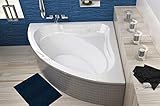 ECOLAM symmetrische Badewanne Eckwanne Eckbadewanne Mia 140x140 cm Design...