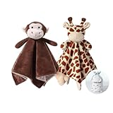 CREVENT Kuschelige Plüsch-Baby-Sicherheitsdecke, Baby-Bettdecke für...