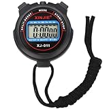 Digitale Stoppuhr mit Timer - Timer für Intervalltraining | geteilte...
