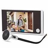 Qukaim Türspion Kamera - 3,5 Zoll LCD Drahtlose Video Türkamera mit 120°...