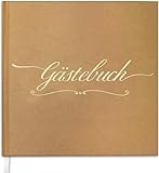 Fondlife Hochzeits-Gästebuch 100 Seiten,Hardcover Gästebuch,Hochwertiges...