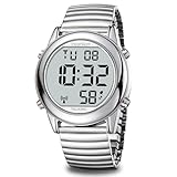 Hearkent Herren Sprechende Uhr Deutsch Ankündigung,Senioren Armbanduhr...