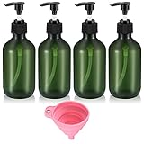 4 STK Leere Shampoo Flaschen zum Befüllen, Seifenspender, Pumpspender,...