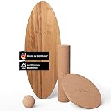 Balance Board aus Eichenholz [Handgefertigt in Deutschland]...