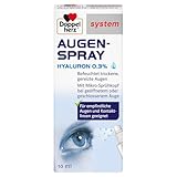 Doppelherz system AUGEN-SPRAY Hyaluron 0,3% – Befeuchtet trockene und...