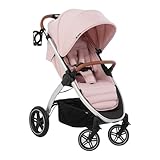 Hauck Uptown Kinderwagen Melange Rose – Kinderwagen für jedes Gelände,...