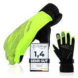 HIKENTURE Winterhandschuhe, Wasserdicht Fahrrad Winter Herren Damen,...