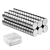 Sapphome Neodym Magnete,60 Pcs 6x3mm Extra Stark,Kleine,Mini Magnete für...