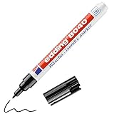 edding 8040 Wäschemarker - schwarz - 1 Stift - Rundspitze 1 mm -...