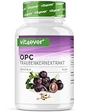 OPC Traubenkernextrakt - 300 Kapseln - 1000mg Extrakt mit 700mg OPC -...