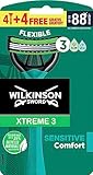 Wilkinson Sword Xtreme 3 Sensitive Einwegrasierer mit 3 weichen Klingen und...