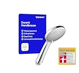 Duravit Universal Duschkopf, Duschbrause mit 3 Strahlarten (Rain, Intense ,...