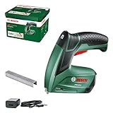 Bosch Akku Tacker PTK 3,6 LI (Integrierter Akku, 3,6 Volt, 30 Schläge/min,...