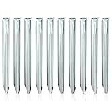 KOVSGQ Zeltheringe Erdnägel Bodenanker Heringe Zelt 23cm 10Stk Stahl...