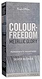 Colour-Freedom Metallic Glory permanente Haarfarbe Silver Blonde silber...