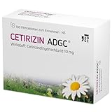 Cetirizin-ADGC® - 100 Stück - Allergie-Tablette mit schneller und...