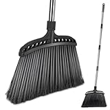 MASTERTOP Besen mit Stiel - Professioneller Straßenbesen & Gartenbesen mit...