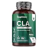 CLA Weichkapseln - 3000 mg CLA pro Portion - 180 vegane Softgels -...
