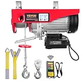 VEVOR elektrische Seilwinde 500kg bis 1000kg Hubhöhe 12m Seilzug...