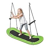 GOPLUS Höheverstellbare Schaukel bis 150 kg belastbar, Gartenschaukel für...