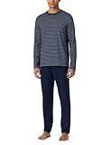 Schiesser Herren Schlafanzug lang-Nightwear Set Pyjamaset, Admiral_182197,...