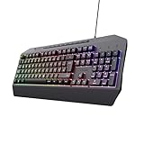 Trust Gaming GXT 836 Evocx Gaming Tastatur mit Deutsches QWERTZ Layout, 78%...