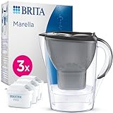 BRITA Wasserfilter Kanne Marella blau (2,4l) inkl. 3x MAXTRA PRO Pure...