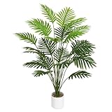 Tuocal 71CM Künstliche Pflanze Wie Echt, 24 Blätter Areca Palme Baum...