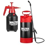 WALTER Sprühgeräte Set 1,5 + 5 Liter – Drucksprüher für Garten &...