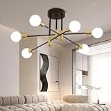 Comely Deckenleuchte Vintage, 6 Flammig Sputnik Kronleuchter Moderne...