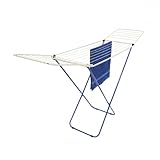 Axentia Flügelwäschetrockner 16 m, Blau, Wandmontage, Bekleidung,...