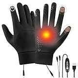 Carziyer Beheizte USB-Handschuhe, Winterhandschuhe für Damen und Herren,...