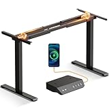 OffiGo Höhenverstellbarer Schreibtisch Gestell mit 2 Motoren, Tischbeine...