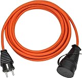 Brennenstuhl BREMAXX® Verlängerungskabel (5m Kabel in orange, für den...